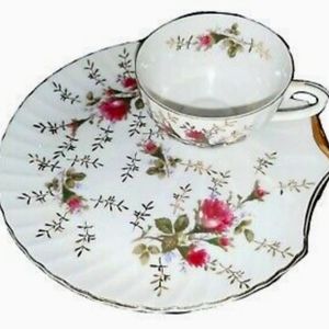 MATASCO 2 Snack Plates & Teacups